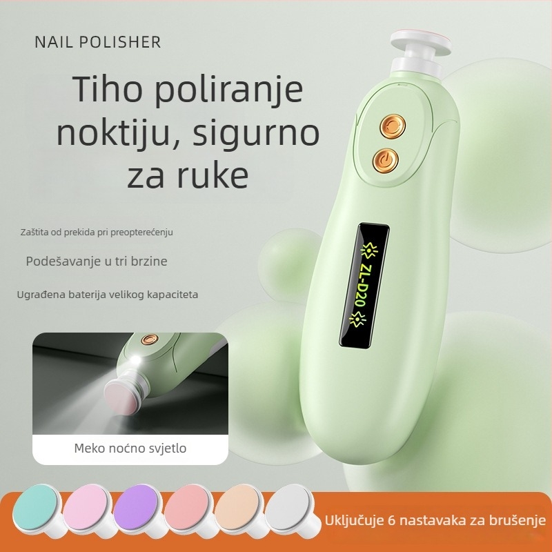 Električni polir za nokte – univerzalni alat za manikuru za odrasle, djecu i kućne ljubimce