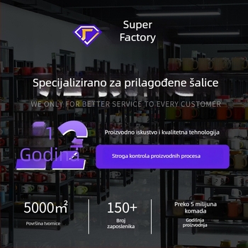 Macaron keramička šalica, šarena šalica za doručak za kavu ili čaj, personalizirani poklon