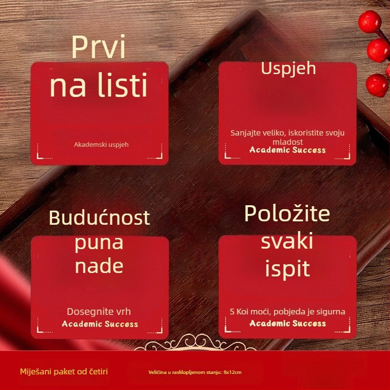 2025 Inspirirajuća čestitka za učenike – rukom pisane želje za prijem na fakultet i maturu