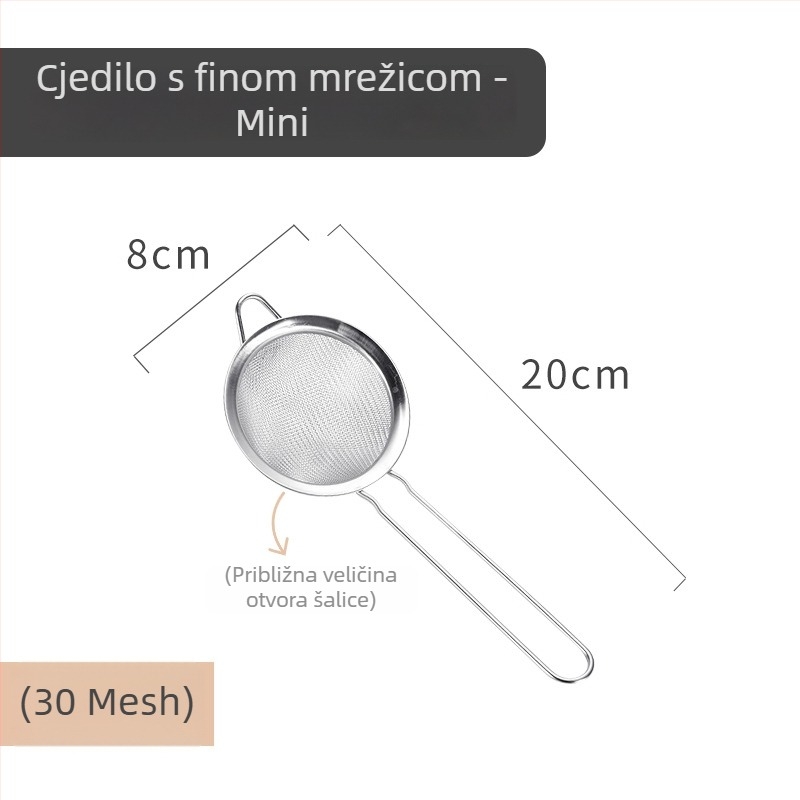 Japanskog stila filter za sojino mlijeko od nehrđajućeg čelika, fina mrežica za kuhinju