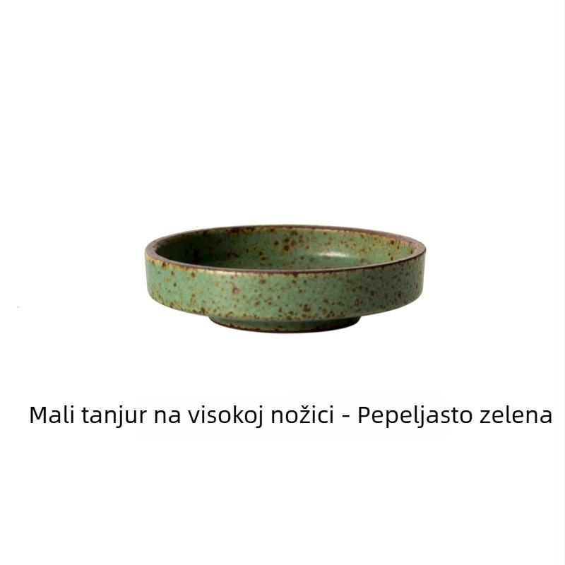 Sanxiang japanskog stila retro kamenasto zdjela za dip, mala okrugla posuda za umake, ocet i kiselo povrće