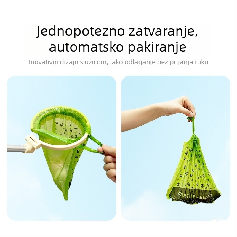 Sakupljač izmeta psa bez saginjanja, za vanjsku upotrebu