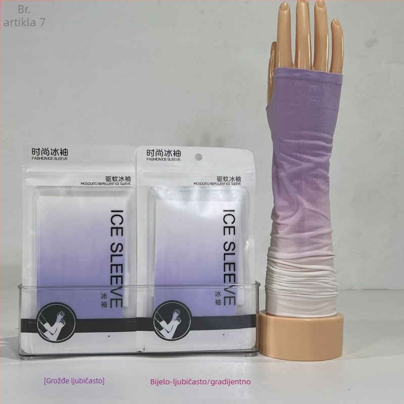 Unisex rukave od gradientnog Ice Silk za zaštitu od sunca i UV, hlađenje za vožnju i biciklizam