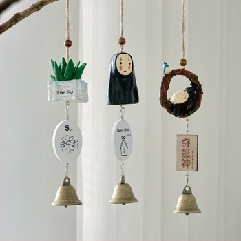 Japanski stil zvončić na vjetar, visi ukras, vanjska DIY dekoracija
