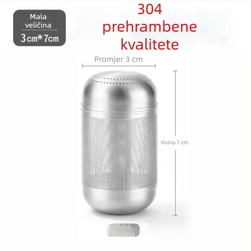 Sito za čaj od nehrđajućeg čelika 316, prehrambene kvalitete, ultrafini filtrator i odjeljivač čaja i vode