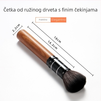 Drvena četkica za čajnik, bez vlakana, četka za čišćenje čajnog pladnja — dodaci za čajnu ceremoniju