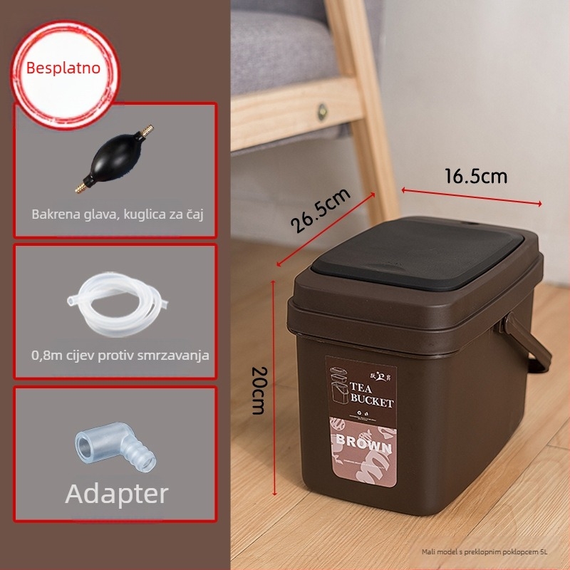 Plastična posuda za vodu za čaj s poklopcem, Gongfu čajni set
