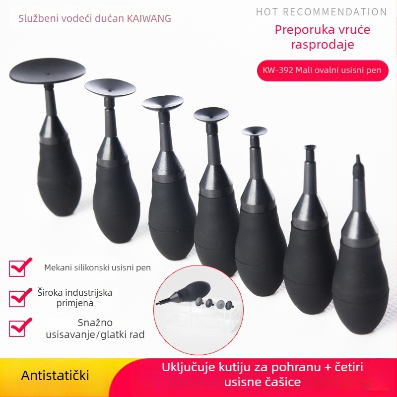 Kaiwang Ručna Antistatična Eliptična Vakuumska Olovka KW-392 Za IC i Elektroničke Komponente
