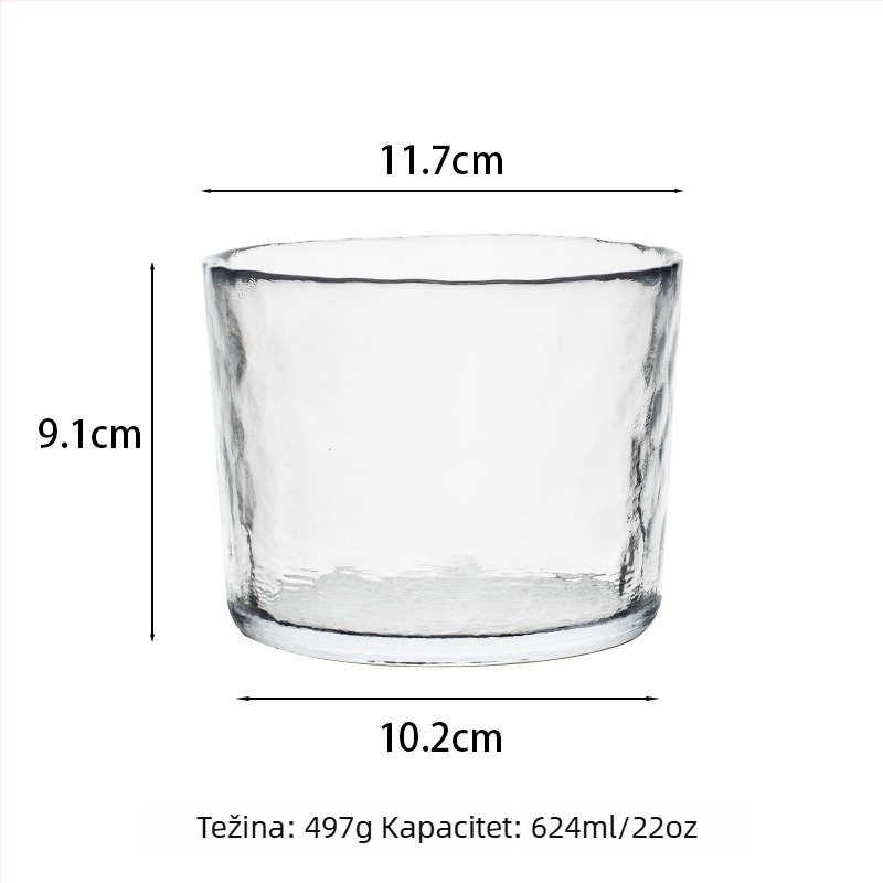Set staklenih čaša za sake s grijanjem, japanskog stila, posuda za sake i čaše