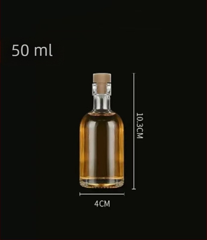 Prozirne mat staklene boce za napitke i voćna vina, prazne boce kapaciteta od 50 ml do 1000 ml