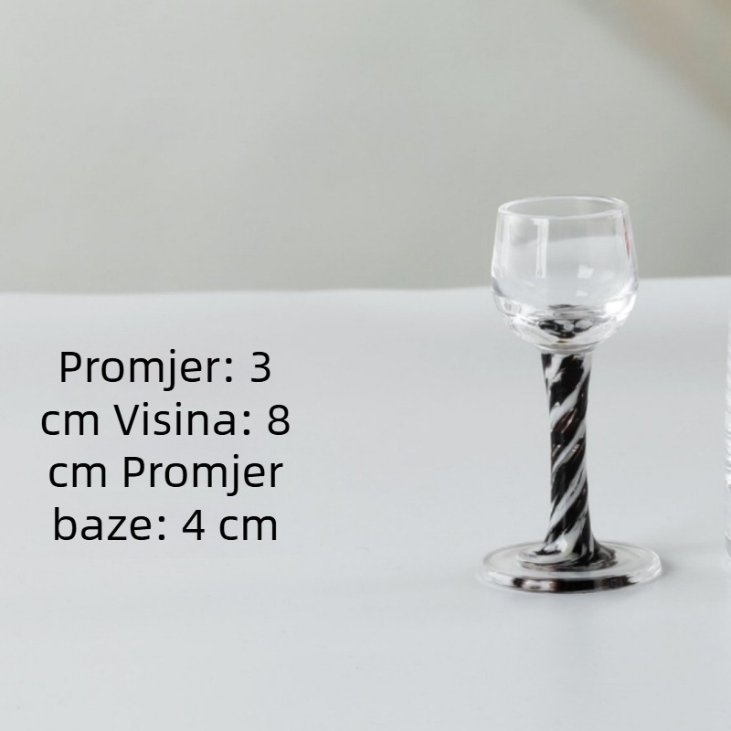 Dekanter za vino od kristalnog stakla s mjernom skalom, za bijelo i crveno vino, kućna upotreba