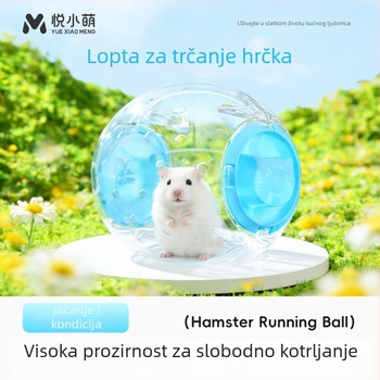 Kotač za trčanje za hrčka — plastična interaktivna igračka za male kućne ljubimce