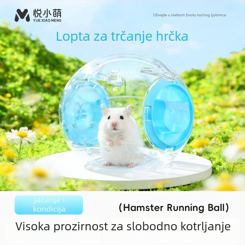 Kotač za trčanje za hrčka — plastična interaktivna igračka za male kućne ljubimce