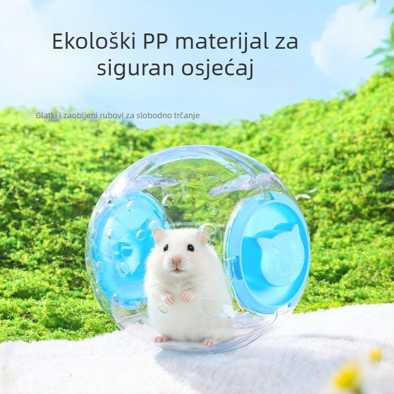 Kotač za trčanje za hrčka — plastična interaktivna igračka za male kućne ljubimce