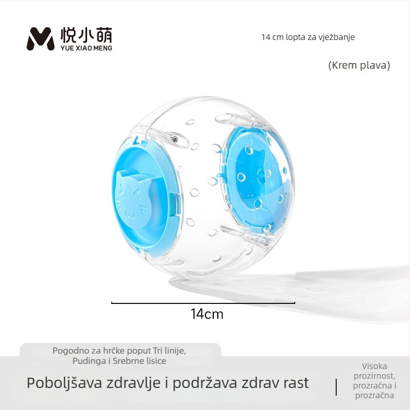 Kotač za trčanje za hrčka — plastična interaktivna igračka za male kućne ljubimce