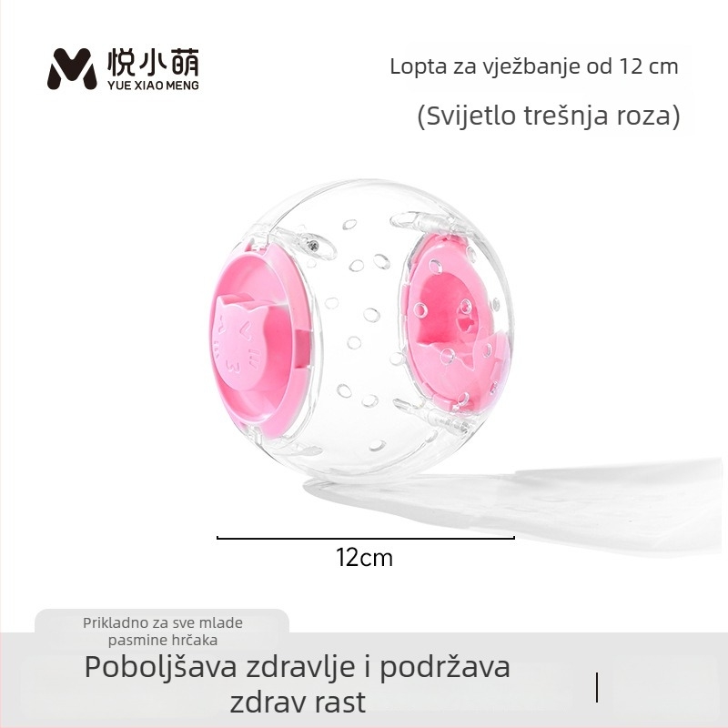 Kotač za trčanje za hrčka — plastična interaktivna igračka za male kućne ljubimce