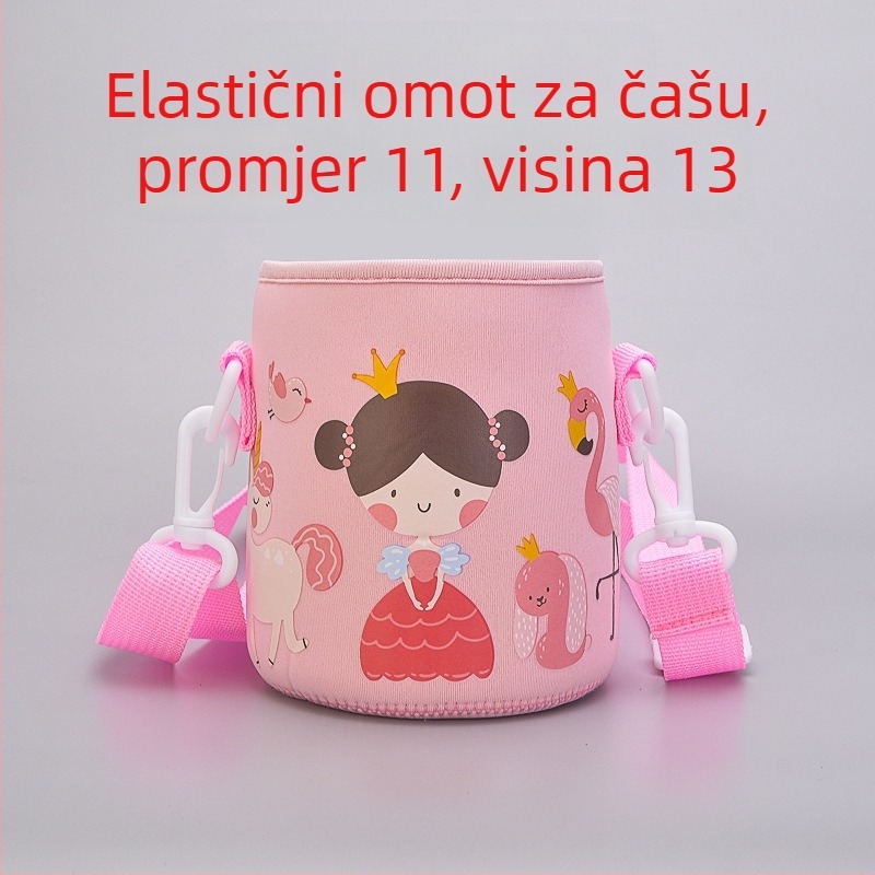 Torba za čašu velike kapacitete s Lego-stilom crtani dizajn – prijenosna zaštitna torbica za učenike, za putovanja i za vanjsku upotrebu