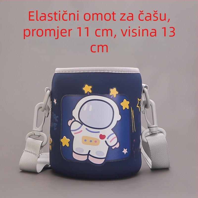 Torba za čašu velike kapacitete s Lego-stilom crtani dizajn – prijenosna zaštitna torbica za učenike, za putovanja i za vanjsku upotrebu