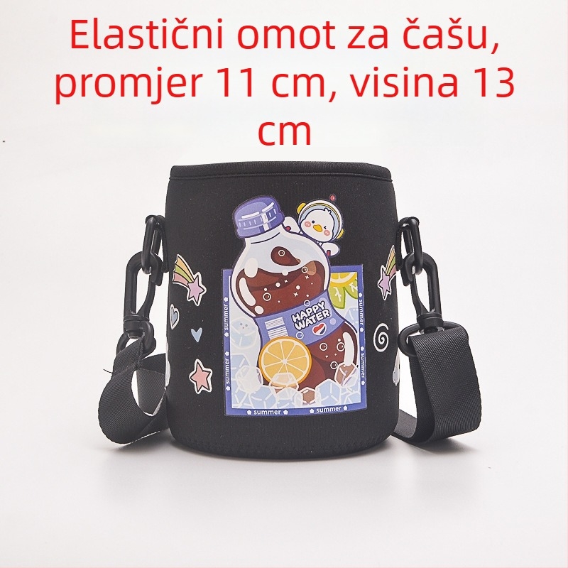 Torba za čašu velike kapacitete s Lego-stilom crtani dizajn – prijenosna zaštitna torbica za učenike, za putovanja i za vanjsku upotrebu