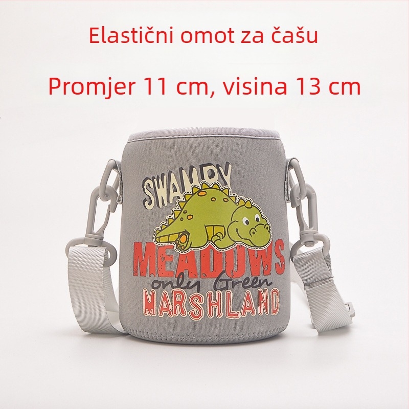 Torba za čašu velike kapacitete s Lego-stilom crtani dizajn – prijenosna zaštitna torbica za učenike, za putovanja i za vanjsku upotrebu