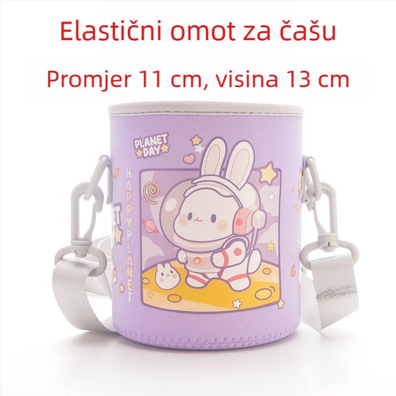 Torba za čašu velike kapacitete s Lego-stilom crtani dizajn – prijenosna zaštitna torbica za učenike, za putovanja i za vanjsku upotrebu