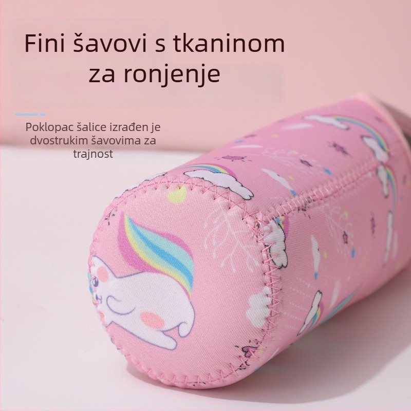 Izolirana navlaka za čašu s kopčom, univerzalna za boce s vodom, prijenosna i debela