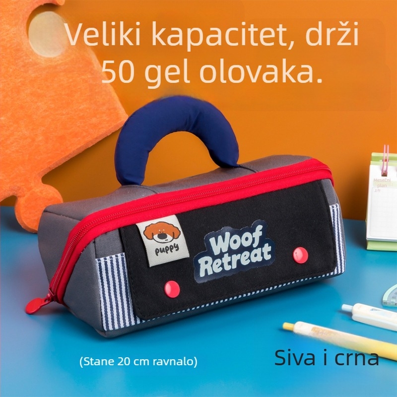 Pernica za srednjoškolce, minimalistički dvostruki sloj, velika kapaciteta, višeslojna školska torbica, moderan i jedinstven izgled