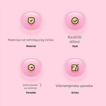 Termos od nehrđajućeg čelika 316 s prikazom temperature i odjeljkom za čaj i vodu, prenosiv, velik kapacitet