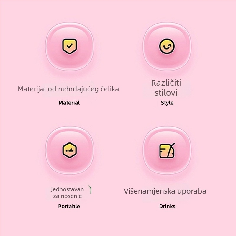 Termos od nehrđajućeg čelika 316 s prikazom temperature i odjeljkom za čaj i vodu, prenosiv, velik kapacitet