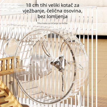 Kavez za hrčka – izuzetno velika luksuzna vila za syrskog hrčka, set s osnovnim kavezom 47 i velikom kućom