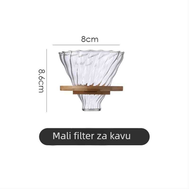 Pearl set za kavu s drip filtrom i filtrom za ekstrakciju za ručno pripremljenu kavu