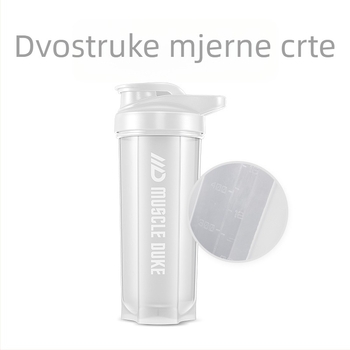 Muscle Duke šejker za proteine, čaša za milkshake, veliki kapacitet za fitness napitke