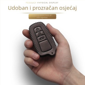 Kožna futrola za ključ Toyota Camry, Corolla, Avalon, RAV4, C-HR i Highlander