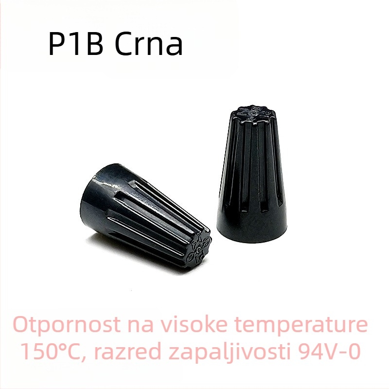 Gold-Pen boja opružni vijčani terminalni kapak, spiralni kabelski terminal, ručni zavrtni terminal, krimp kapak, zatvoren terminal, certificirano