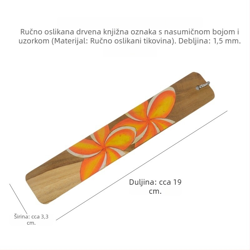 Ručne izrađene drvene oznake za knjige; oznake za knjige s motivom slona od svile; ručno izrađene papirnate etikete za knjige s cvjetnim motivima; putnički suveniri