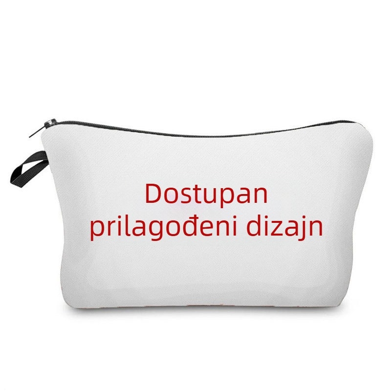 Torba za šminku s printom Dragonfly, organizator za ruž i lak za nokte, lagana torbica za kozmetiku