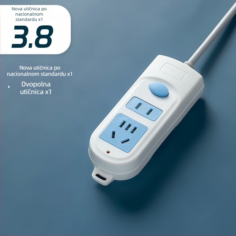 Hard Leopard Višestruki produžni kabel s pločom utičnica za kućnu upotrebu