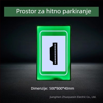 Tunelska LED sigurnosna svjetiljka sa znakom evakuacije i pješačkim prijelazom