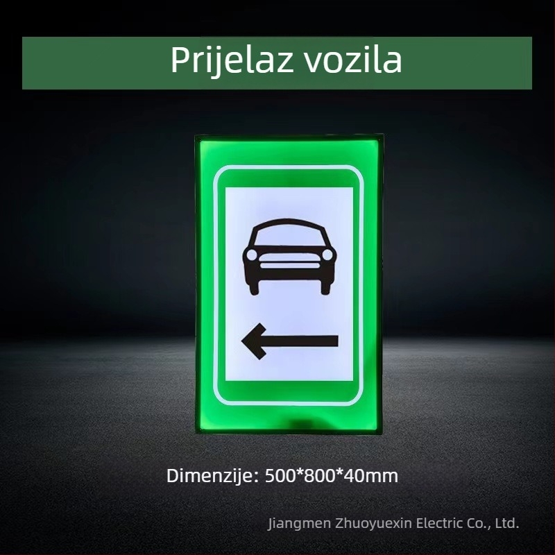 Tunelska LED sigurnosna svjetiljka sa znakom evakuacije i pješačkim prijelazom