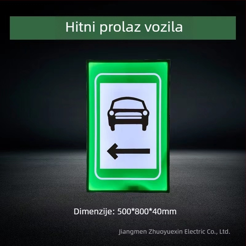 Tunelska LED sigurnosna svjetiljka sa znakom evakuacije i pješačkim prijelazom