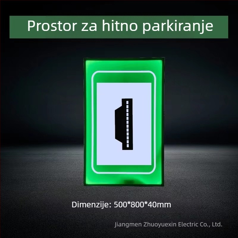 Tunelska LED sigurnosna svjetiljka sa znakom evakuacije i pješačkim prijelazom
