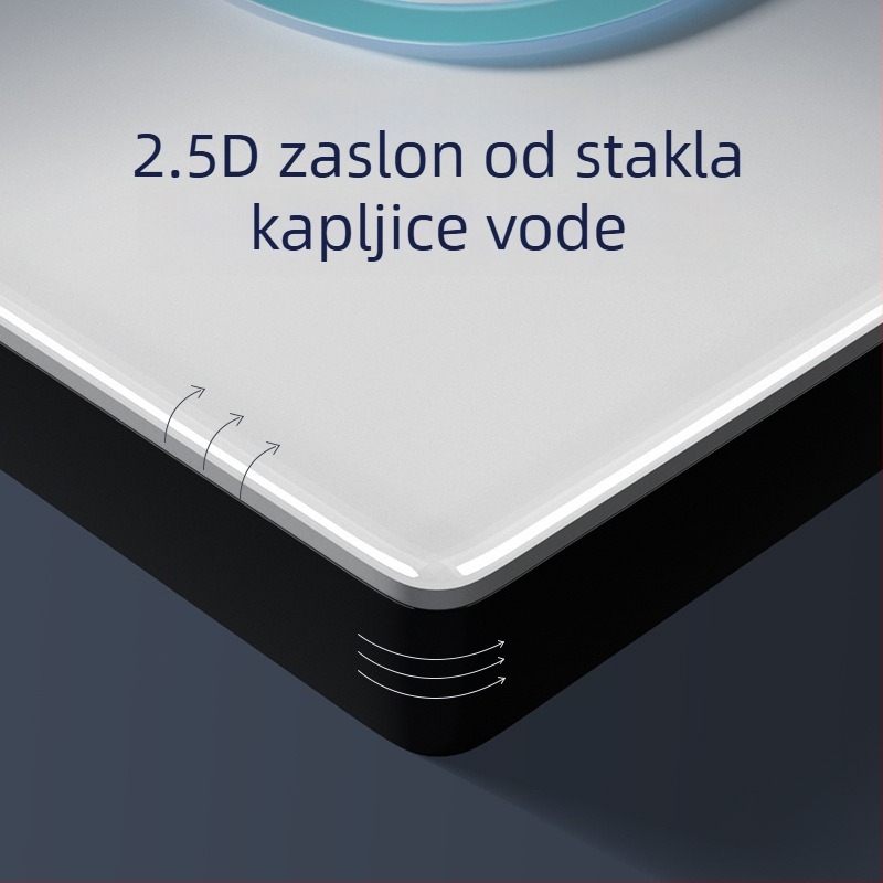 Izuzetan panel prekidača i utičnice od kaljenog stakla, kremasti stil, tip 86, 1 prekidač, 5 rupa, zidna montaža, s funkcijom resetiranja
