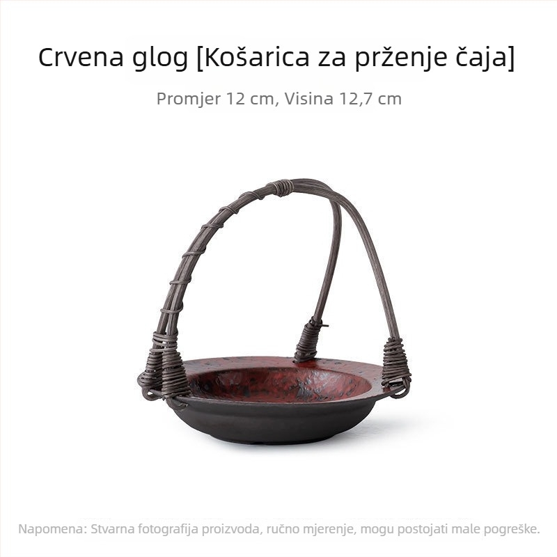 Keramički čajni štednjak s lampom na alkohol za pripremu Kung Fu čaja, putni set za čaj, ekološki grijač za prokuhavanje vode