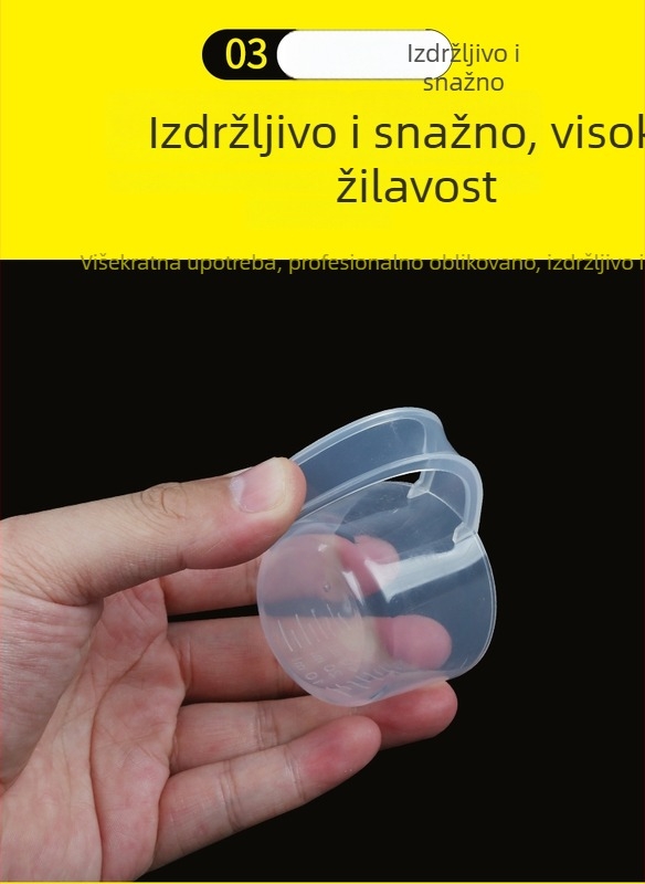Set mjernih žlica: 20 g mlijeka u prahu, 40 ml graduirana tekuća žlica, voćni prah, proteinski prah, žitarice i višenamenska žlica