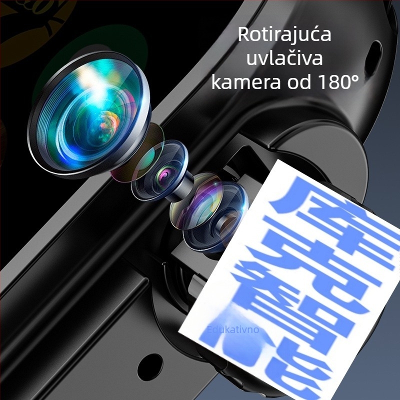 Xiaosumi Yu9 pametni sat s otiskom prsta, DDR4, model 8601C, Android SU9A, AMOLED 2,06 inča