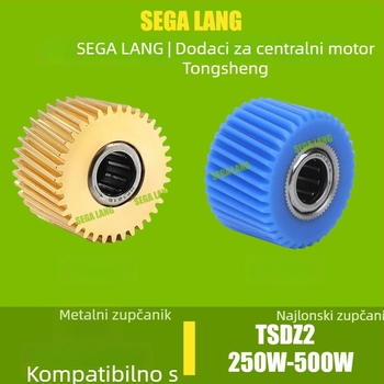 Pribor za Tongsheng TSDZ2 srednji motor: zupčanici, instrument, senzor momenta, brzomjer