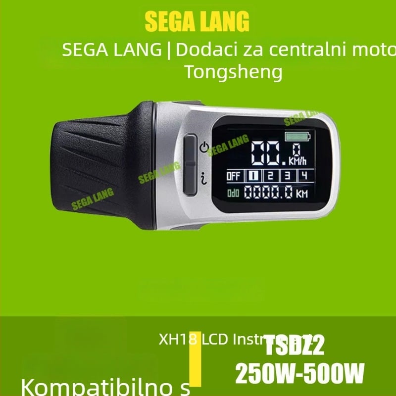 Pribor za Tongsheng TSDZ2 srednji motor: zupčanici, instrument, senzor momenta, brzomjer