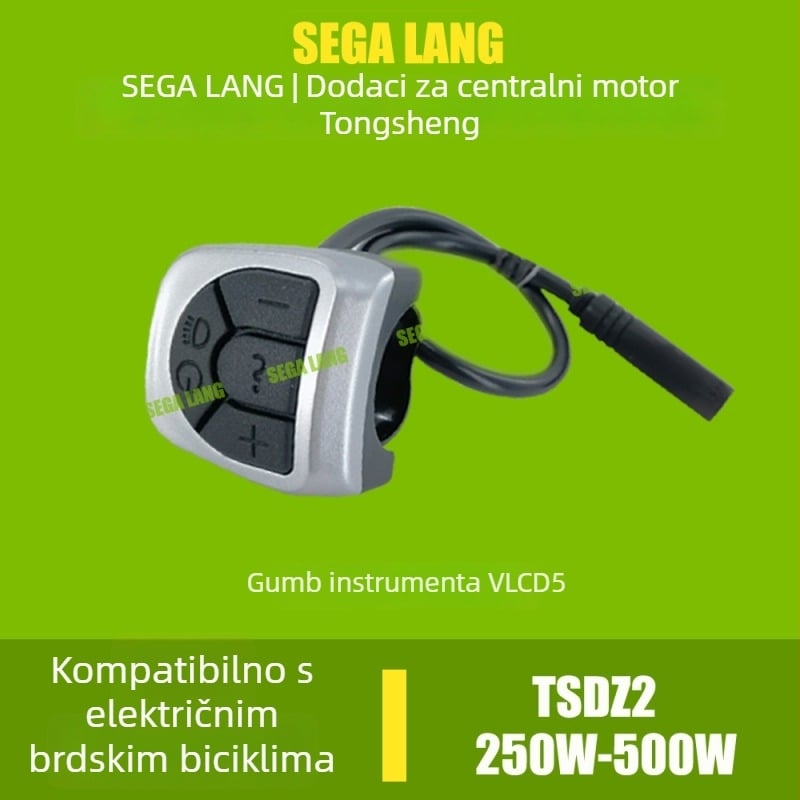 Pribor za Tongsheng TSDZ2 srednji motor: zupčanici, instrument, senzor momenta, brzomjer