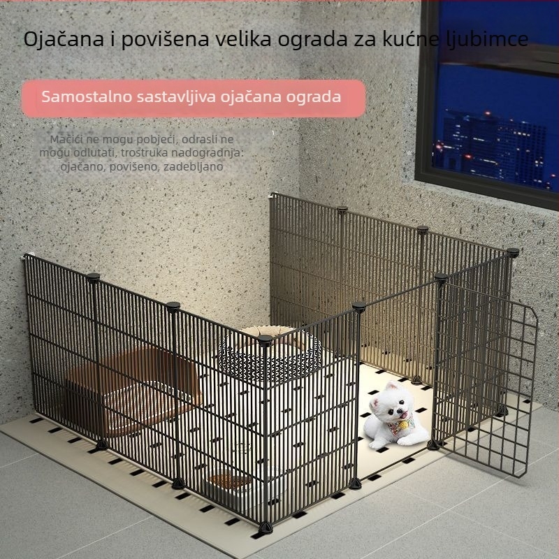 Unutarnja vrata za kućne ljubimce: ograda za pse, zaštita od mačaka, jednostavna ugradnja