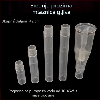 Mlaznica za fontanu u obliku gljive s LED osvjetljenjem, pogodna za male fontane i akvarije, dekorativna svadbena fontana